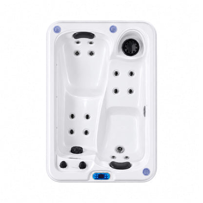 Aeris 2-Person Outdoor Hot Tub with 15 Hydro Jets