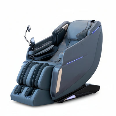 4D Massage Chair Full Body Zero Gravity Massage Chair Recliner Shiatsu with Heat, AI Voice Control, Foot Roller & 3-Zone Heating - Home Electric Massager for Mom/Wife/Dad/Home Office