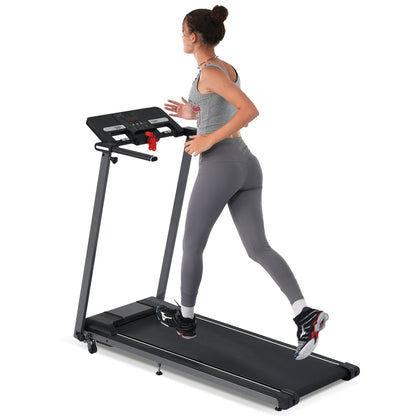 Folding Walking Pad Treadmill with Incline and Bluetooth