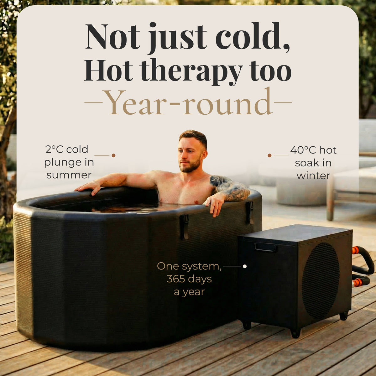 Nicebeam Cryo Pro XXL Inflatable Cold Plunge Tub