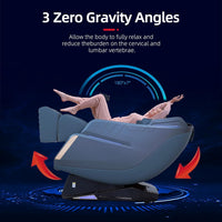 4D Massage Chair Full Body Zero Gravity Massage Chair Recliner Shiatsu with Heat, AI Voice Control, Foot Roller & 3-Zone Heating - Home Electric Massager for Mom/Wife/Dad/Home Office