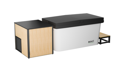 RevX Acrylic X Tub Cold Plunge with Chiller