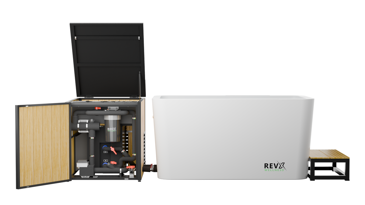 RevX Acrylic X Tub Cold Plunge with Chiller